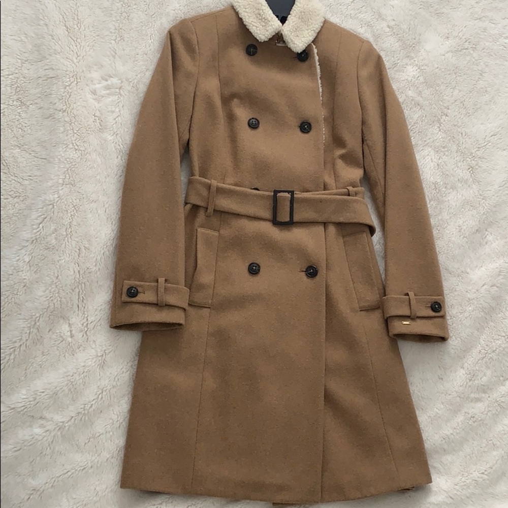 Tommy Hilfiger sizeS wool long trench coat